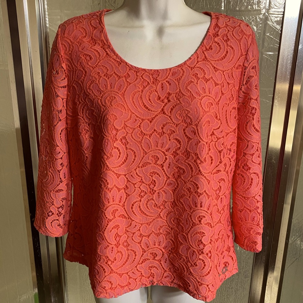 ALIA Petite Lace Blouse PS